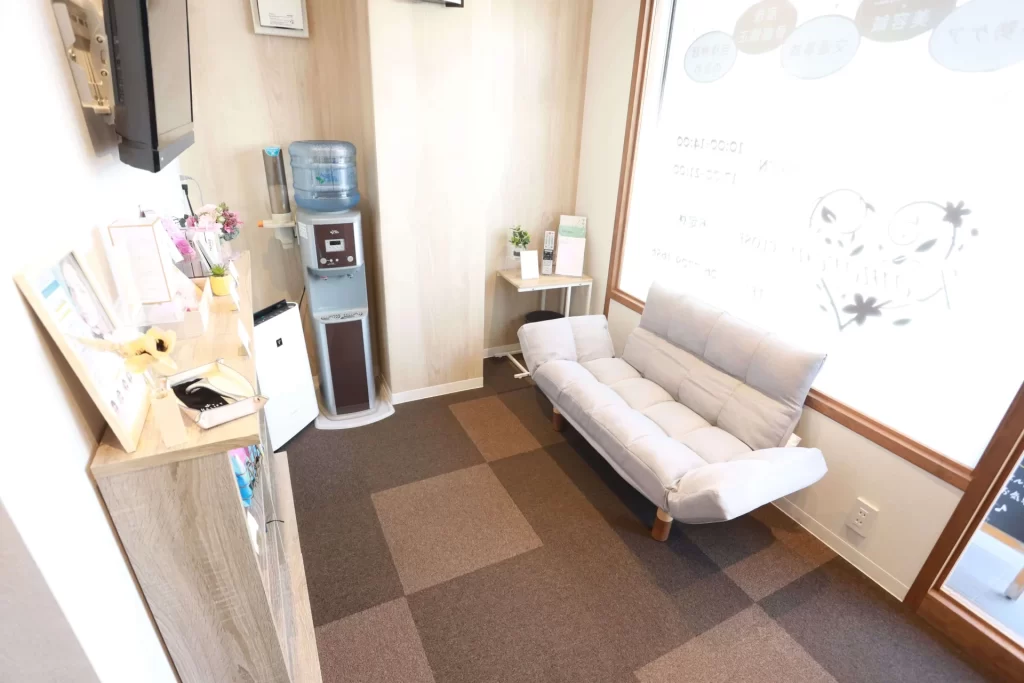 こもれび鍼灸整骨院の待合スペース